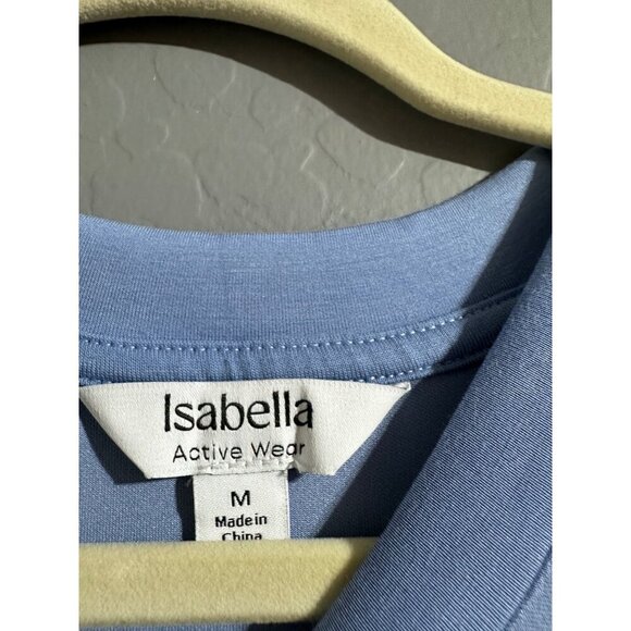 Isabella Activewear Women's Scuba Baby Blue Pullover Size M NWT - Picture 4 of 7